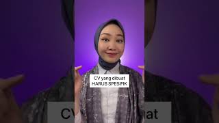 Cara Membuat CV Untuk Freelance #tipskerja #shorts