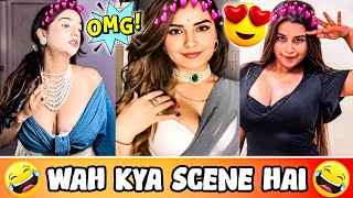 🥵 Wah Kya Scene Hai | EP 55 | Wah Bete Moj Kardi 😂🤣 | Dank Indian Memes | Indian Memes Compilation