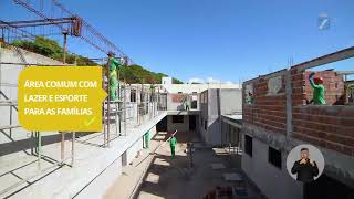 RESIDENCIAL MÃE LUIZA CHEGA A 40% DAS OBRAS CONCLUÍDAS