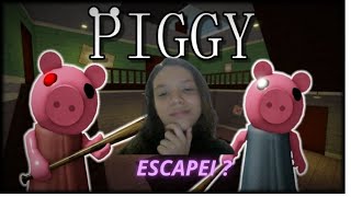 Roblox- SOZINHA CONTRA PIGGY ( SERÁ QUE EU ESCAPEI? )