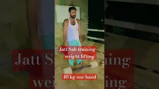 Jatt Sab training weight lifting #shorts