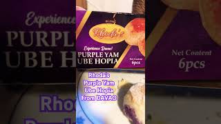 Rhoda‘s Purple Yam Ube Hopia from Davao #food #shorts #highlights #yummy #davaocity #thebest