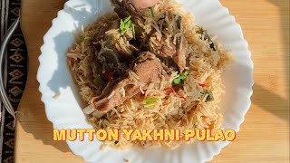 Mutton Yakhni Pulao Recipe|Degi Mutton Pulao|Yakhni Pulao Recipe @alishbaibrahim35