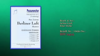 24515, Berliner Luft für Posaunenchor von Paul Lincke