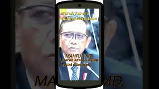 MAHFUD MD MARAH BESAR DI DPR, KARENA MERASA SETIAP KESINI DIKEROYOK