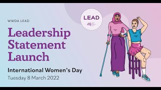 WWDA LEAD Webinar: Leadership Statement Launch