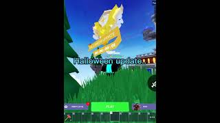 HALLOWEEN UPDATE IS IN #roblox #bedwars #shorts