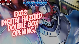 Digimon TCG| EX02-Digital Hazard DOUBLE Box Opening!