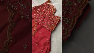 Unique aari work blouse design | Orders | Online & Offline Classes 7305100823 #trending #aariwork