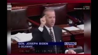 Joe biden 1994 crime bill racist speech