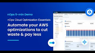 nOps Cloud Optimization Essentials 5 minute (ish) Demo