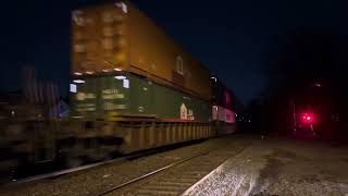 NS 8136 ES44AC leads NS 23G through Piscataway,NJ!