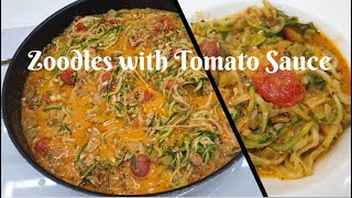 ***NEW***Zoodles with Tomato Sauce