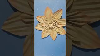 #diy paper wall hanging 😱 #brown paper crafts #subscribe for more videos