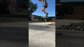 Good fakie flip and fail #skateboarding