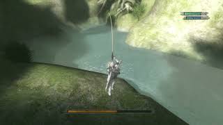 NieR Replicant (PS3) Catching sturgeon (royal fish) early in game