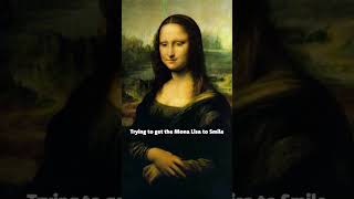 Trying to get the Mona Lisa to Smile #monalisa #davinci #ai #aiart