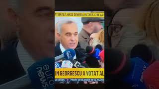 Călin Georgescu la vot