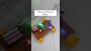 Obstacle avoiding Robot using Arduino Uno | Servo motor | Ultrasonic Sensor |