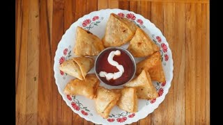 Mini Chotu Veg Samosa Healthy light diet snack for kids