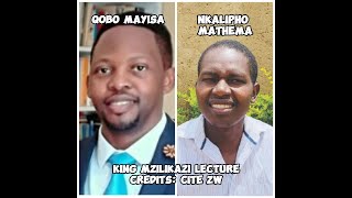 The best King Mzilikazi Lecture ever by Mathema and Mayisa.