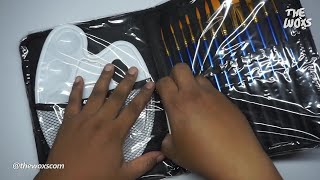 Unboxing Joyko BRS-7 Art Brush Set & Joyko Eraser 526 B20