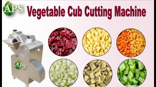 Automatic Vegetable Cube Dicing Machine || Vegetable Cutting Machine