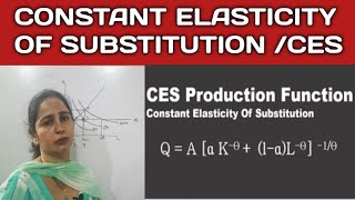 Constant elasticity of substitution |CES  | UGC NET |HTET |KVS |NVS |DSSSB PGT ECO