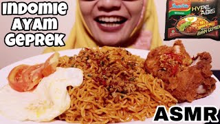 ASMR Eating Sounds: Indomie Ayam Geprek