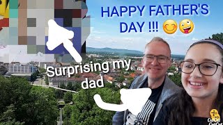 SURPRISING my DAD for FATHER'S day !!!