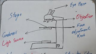 how to draw a microscope step by step #microscope #microscop #microscópio #microscopeview