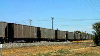 BNSF 5856 detour coal train on the KCS at Richardson, Tx. 09/07/2011 ©