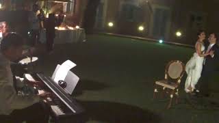 Music wedding Italy-Blue moon jazz trio-When I fall in love-First danceMusica matrimonioRoma Tuscany