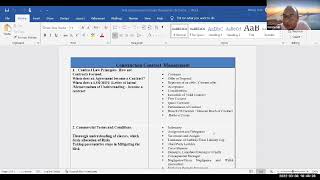 Construction Contract Management lecture 1