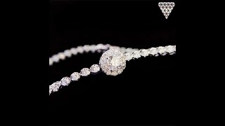 合計 約 1.40 ct メイン 0.3 ct D FL 3EX N GIA 天然 ダイヤモンド ゴージャス 上品 控えめ 気品のある ブレスレット