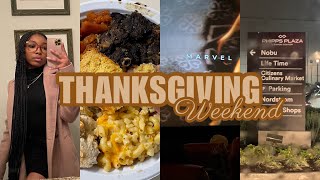 THANKSGIVING WEEKEND VLOG: (Dinner, Black panther 2, & A day w/ mariah) | Shalaya Dae