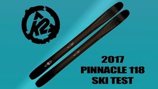 2017 K2 Pinnacle 118 Ski Test with Tim Thompson