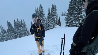 Night Backcountry Skiing in Aspen 1/17/24