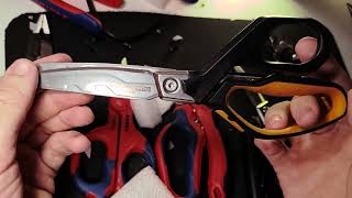 Examinando as Tesouras da Knipex e Fiskars