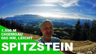 der beliebte Spitzstein im Chiemgau (1.596m)