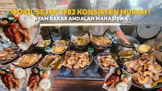 MURAH BENER ! AYAM BAKAR LEGENDARIS SEJAK 1982 BU AMINTO LANGGANAN MAHASISWA UIN !