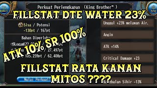 Fillstat DTE Water 23%| Ele, DTE 23% ATK 10% CD 23 | Toram Online #toramonlineindonesia #toramonline