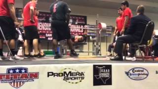 2014 USAPL Bench Press Nationals Texas, Adam Mamola's 725lb