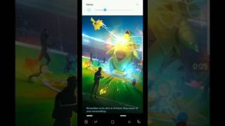 Pokemon Go NYC# level 4 raid tyranitar attempt 1-it ran away