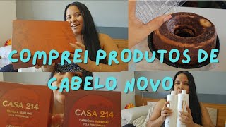 COMPREI PRODUTINHOS NOVOS / TEVE BOLO DE LEITE NO CAFÉ DA MANHÃ