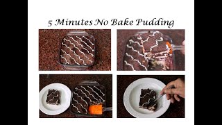 Valentine's day special recipes/3 ingredients No bake 5 min pudding/No steam,No cook pudding