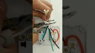 Switch Board Connection #electrical #youtubeshorts #shorts