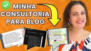 CONSULTORIA para BLOG - Minha Consultoria Personalizada [Como Funciona]