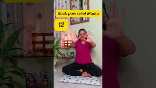 12 Back pain relief Mudra|Neelam Kumar #backpain