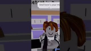 Funny ice cream shop moment part 2 #Roblox funny moment